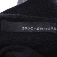 360 Sweater Schal in Schwarz/ Grau