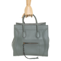 Céline Luggage Mini Leather in Green