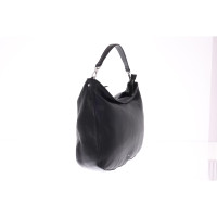 Abro Handtasche aus Leder in Schwarz