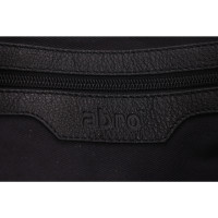 Abro Handtasche aus Leder in Schwarz
