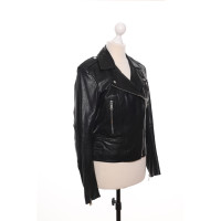 Belstaff Jacket/Coat Leather in Black