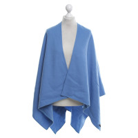 Strenesse Virgin wool cape in blue