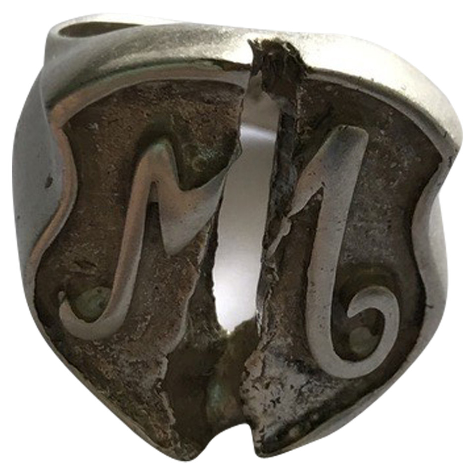 Maison Martin Margiela Zilverkleurige ring