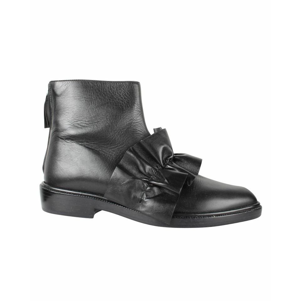 Msgm Boots Leather in Black