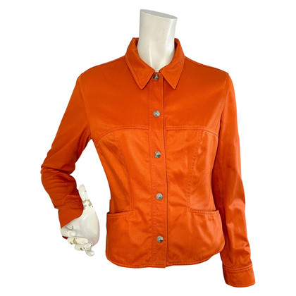 Mugler Jacket/Coat in Orange