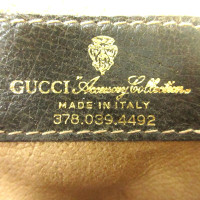 Gucci Clutch aus Canvas in Beige