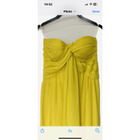 Msgm Kleid aus Seide in Gelb