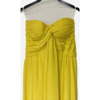 Msgm Kleid aus Seide in Gelb
