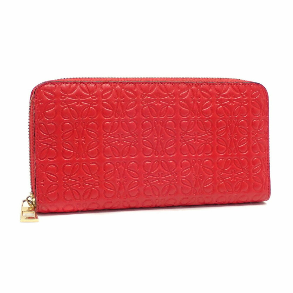 Loewe Bag/Purse Leather in Red