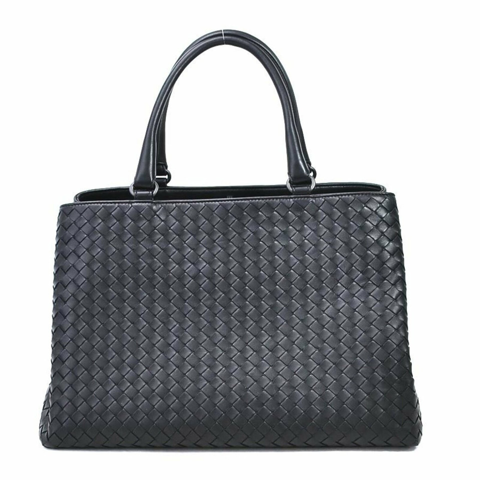 Bottega Veneta Tote Bag aus Leder in Schwarz