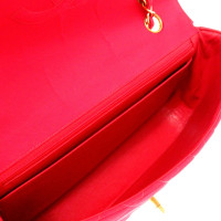 Chanel Flap Bag Katoen in Rood