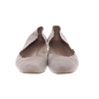 Chloé Slippers/Ballerinas Leather in Grey