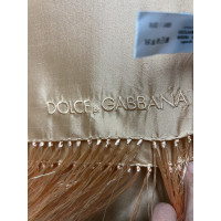 Dolce & Gabbana Sciarpa in Seta in Color carne