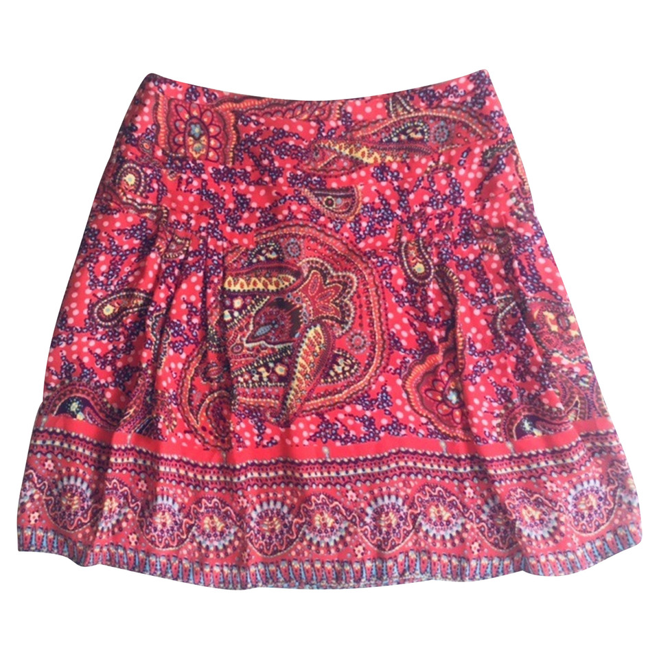 Cacharel Skirt Silk in Red