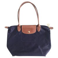 Longchamp Handbag Canvas in Violet