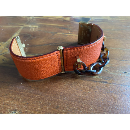 Louis Vuitton Bracelet/Wristband Leather in Orange