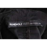 Rundholz Top in Black