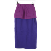 Preen Skirt Wool in Violet