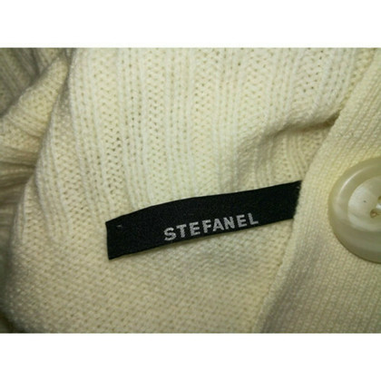Stefanel Strick aus Wolle in Creme
