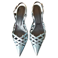 Gianni Barbato Sandals Leather in Silvery