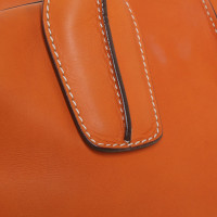 Tod's Handtasche aus Leder in Orange