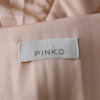 Pinko Naakt gekleurde volant jurk