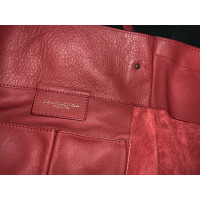 Balenciaga Shopper Leather in Red