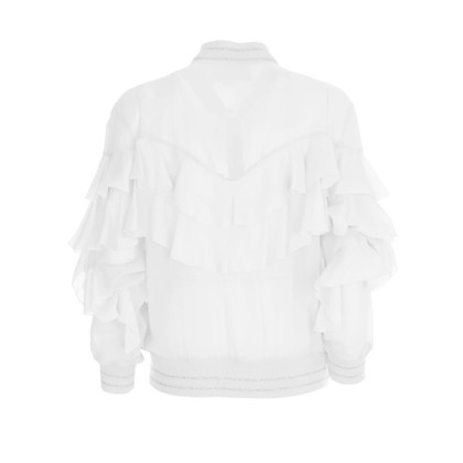Genny Jacket/Coat Silk in White