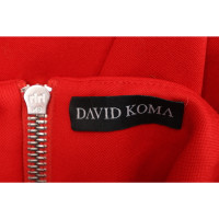David Koma Dress Wool in Red