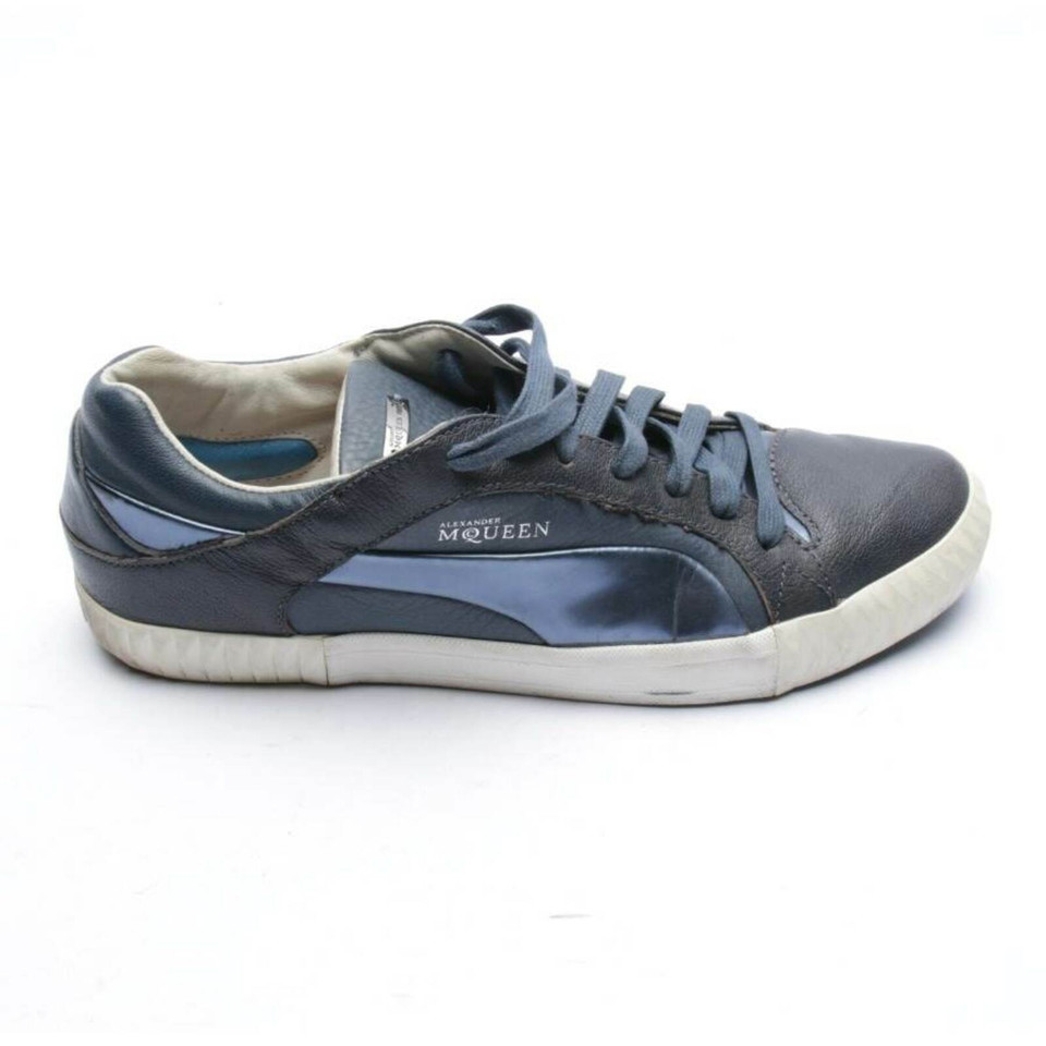 Alexander McQueen Trainers Leather in Blue
