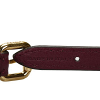 Fendi Armreif/Armband aus Leder in Rot