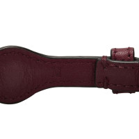 Fendi Armreif/Armband aus Leder in Rot
