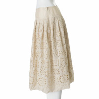 Dkny Skirt Cotton in Nude