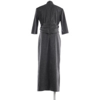 Talbot Runhof Kleid aus Wolle in Grau