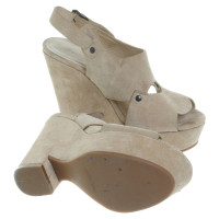 See By Chloé Suede Sandals beige