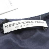 Alessandra Rich Top Viscose in Blue