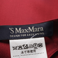 Max Mara Dress Viscose in Red