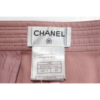 Chanel Trousers Silk in Pink
