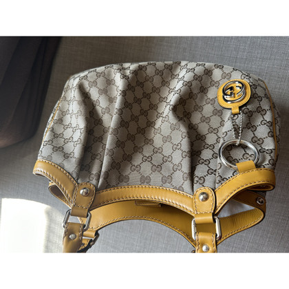 Gucci Handtasche aus Leinen