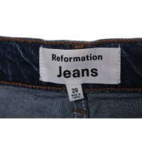 Reformation Jeans aus Baumwolle in Blau