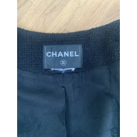 Chanel Jacke/Mantel aus Baumwolle in Schwarz