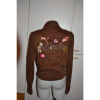 John Galliano Jacket/Coat Cotton in Brown
