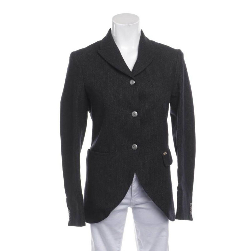 Luis Trenker Giacca/Cappotto in Cotone in Blu