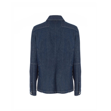 Genny Jacke/Mantel aus Baumwolle in Blau