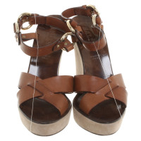 Bally Wedges in Brown
