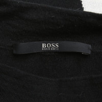 Hugo Boss Knitted sweater in black / white