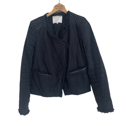 Maje Jacket/Coat Cotton in Black