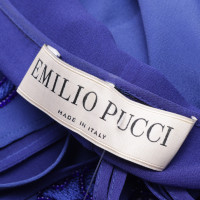 Emilio Pucci Dress Silk in Blue