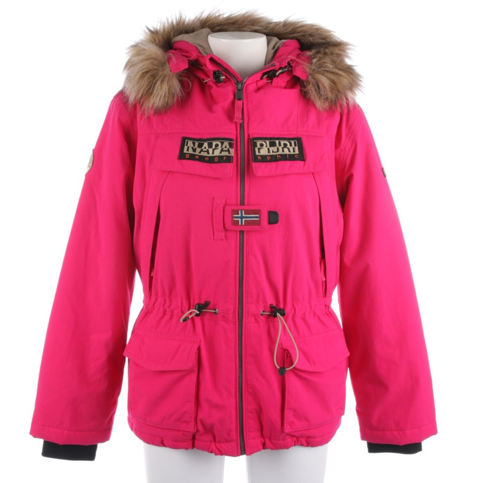 Napapijri Jacket/Coat in Pink