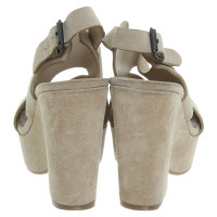 See By Chloé Suede Sandals beige